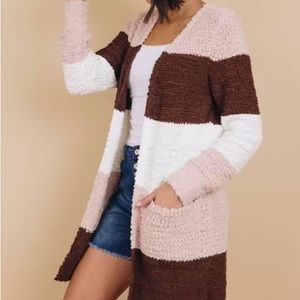 Colorblock cardigan